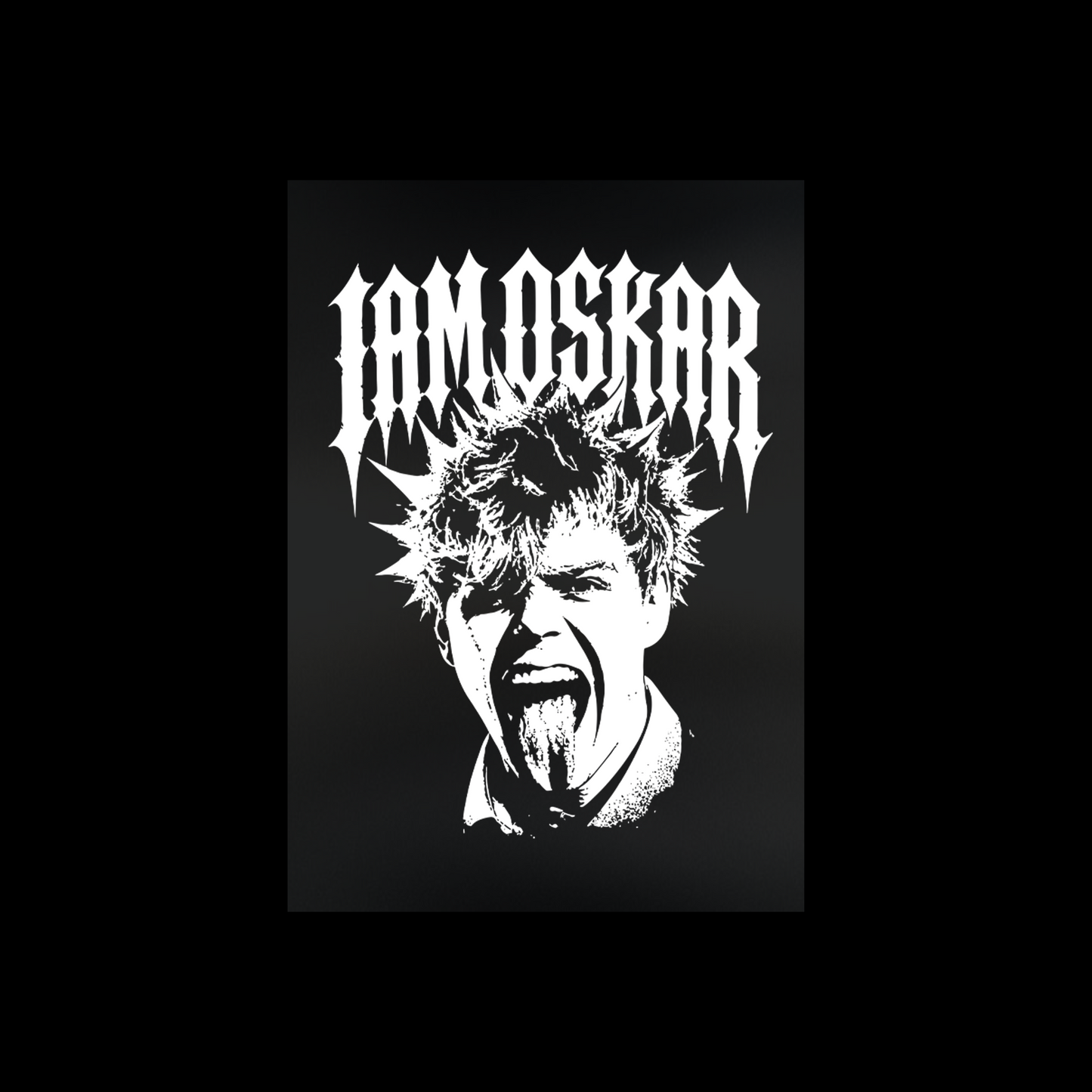 IAM OSKAR - Plakát black & white